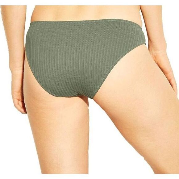 1020 Salt + Cove ribbed bikini bottom OLIVE GREEN sz M new - Picture 1 of 2
